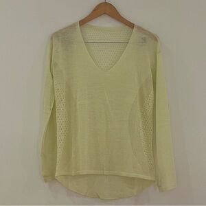 Lululemon still movement sweater linen